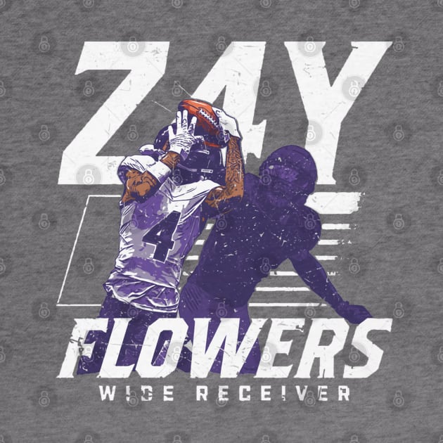 Zay Flowers Baltimore Player Name by ClarityMacaws